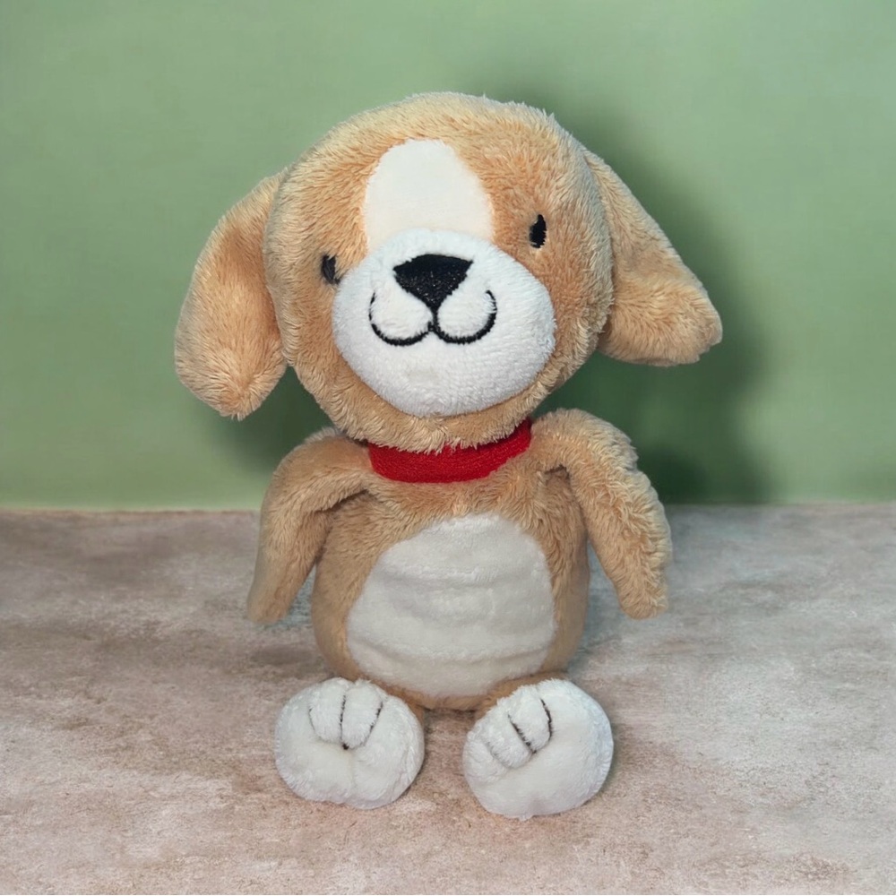 RARE VTG KidsBooks Plush Biscuit Puppy Dog Story Character Red Collar